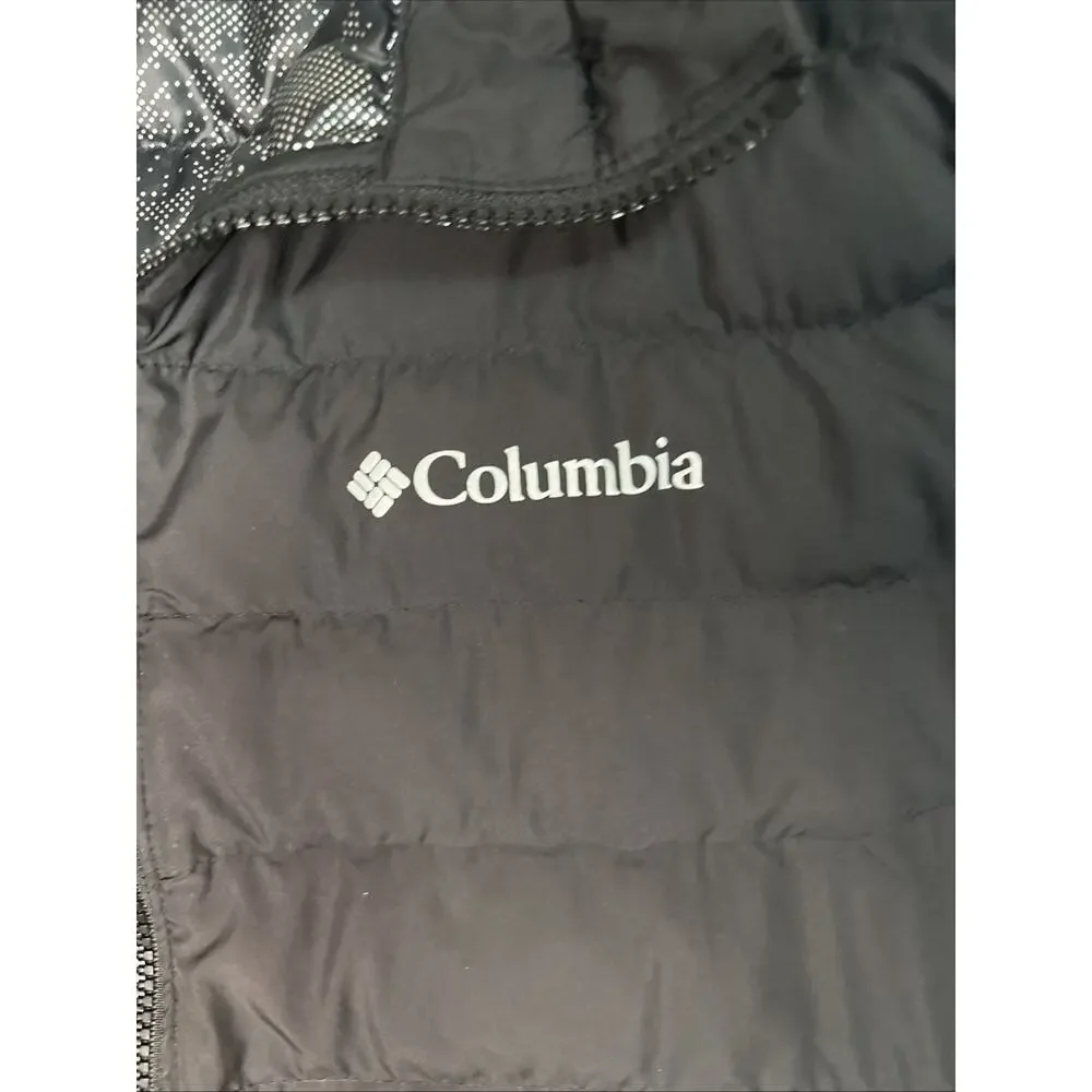 Columbia Omni- Heat Puffer Men's White Out Vest Black XL Black